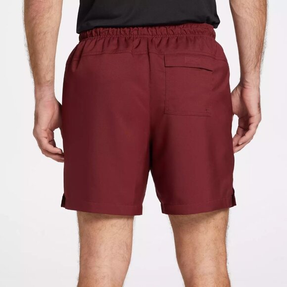 DSG Mens Rec Short Relaxed Fit 6" Inseam Water Repellent Red Mesh Lined S - Picture 6 of 6